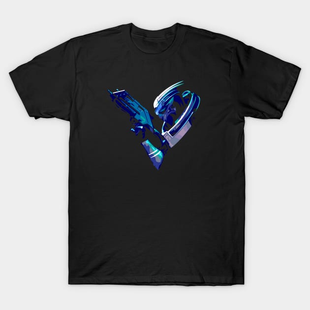 Vakarian T-Shirt by darthasterisk